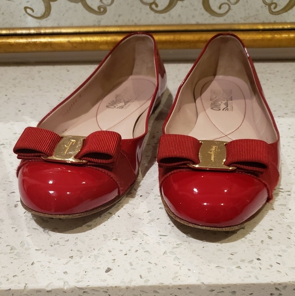 **SOLD***100%Authentic Salvatore Red Varina Ballet - Picture 3 of 13